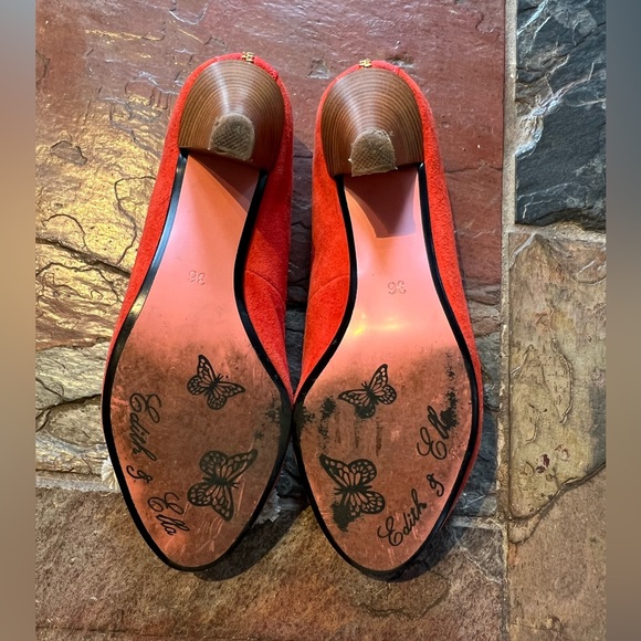 Vintage shoes Edith&Ella suede - Picture 4 of 4